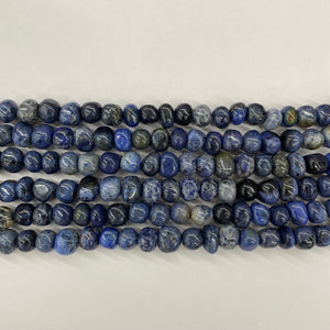 Dumortierite Middle Hole Tumble Nugget 10-12mm