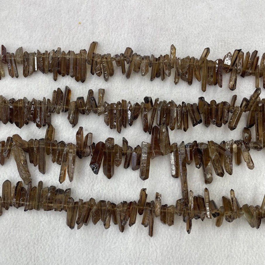 Colored Smoky Quartz Crystal Stick 5X25-8X30MM
