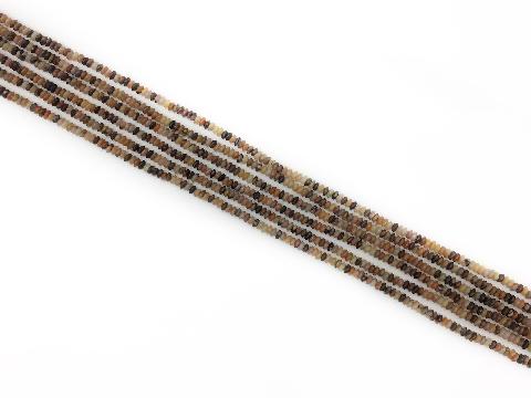 Orange River Stone Roundel 4X8Mm