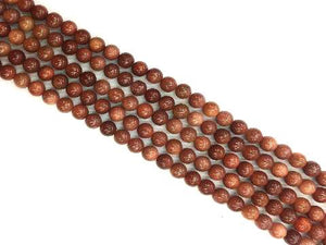 African Blood Jasper Round Beads 10Mm