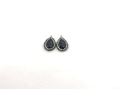 Black Onyx Pendant 17X22Mm