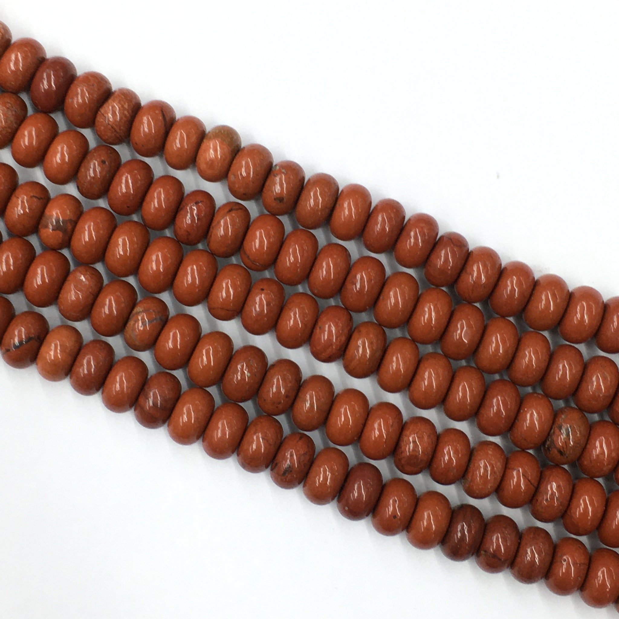 Red Jasper Roundel 5X8mm