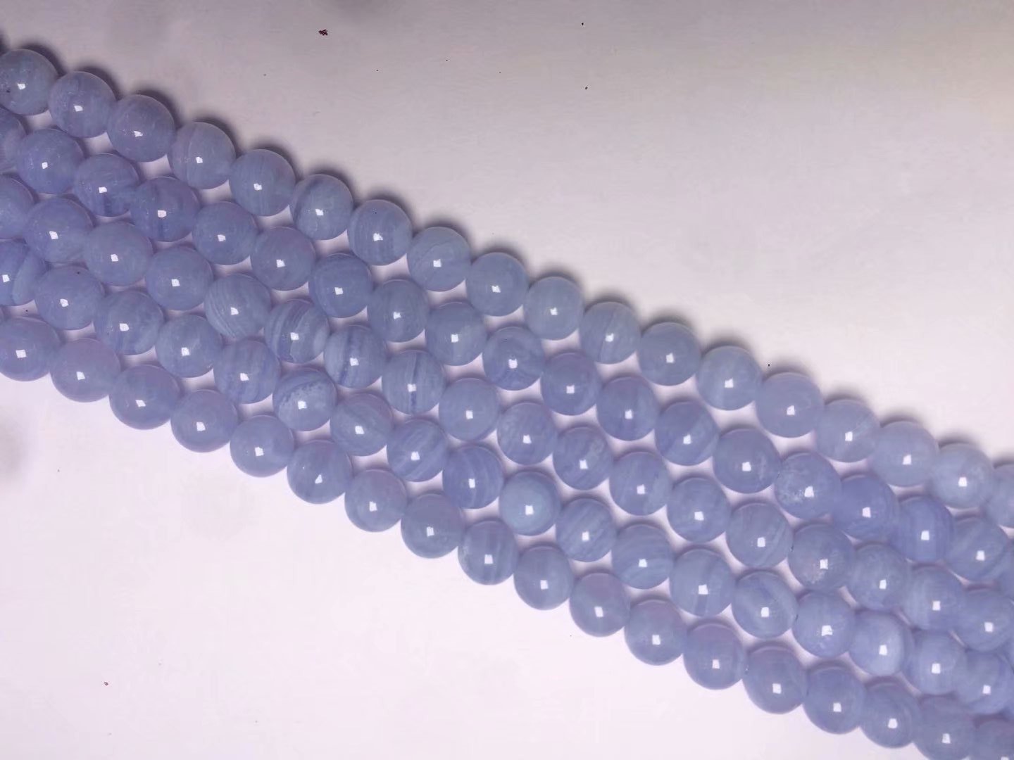 Blue Lace Agate Round Beads        8mm
