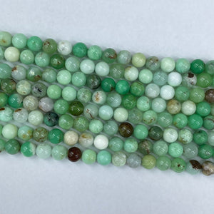 Chrysocolla AB Grade Round Beads 6mm