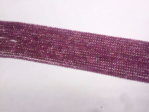 Garnet Fect Round Beads	2mm