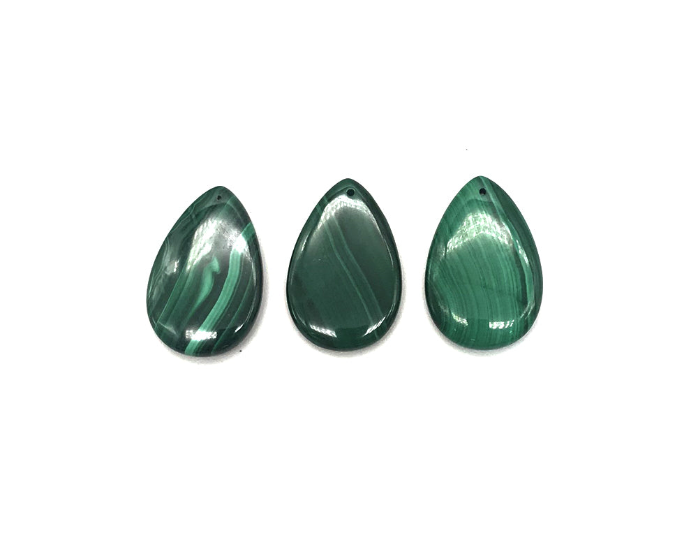 Malachite Teardrop Pendant 20x30mm