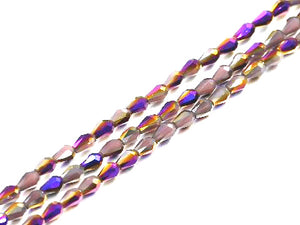 Thunder Polish Glass Crystal Ab Purple Faceted Teardrop 3X5Mm
