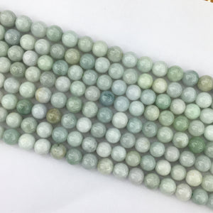 Burma Jade Light Color Round Beads 8mm