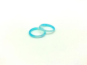 Color Agate Skyblue Ring 2.5Mm