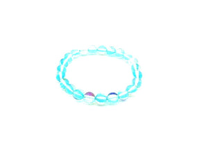 Candy Color Glass Skyblue Bracelet 8Mm
