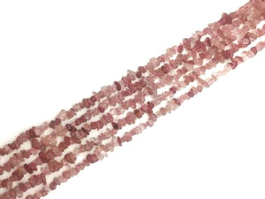 Red Strawberry Crystal G1 Chips 16 Inch 5-8Mm