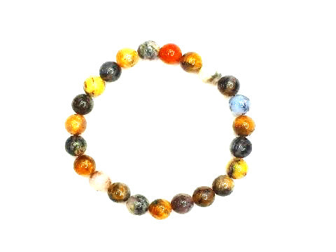 Dendritic Moss Agate Bracelet 6Mm