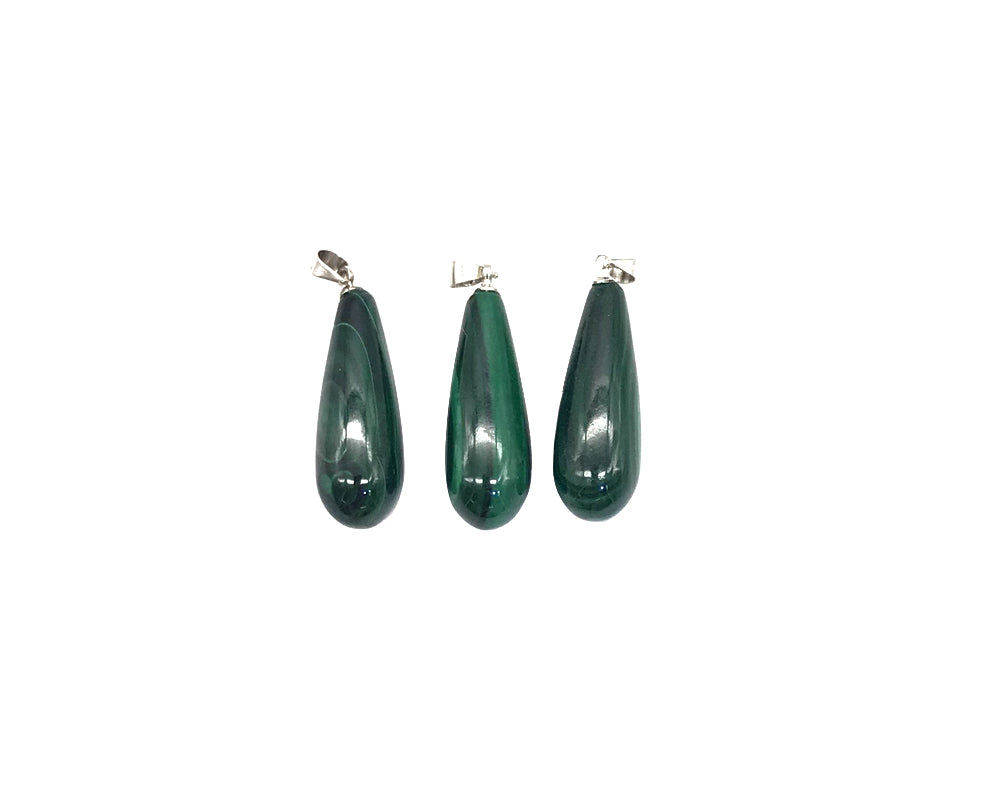 Malachite Pendant 10x28mm