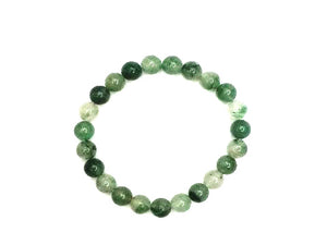 African Green Calcedong Jade Bracelet 8Mm
