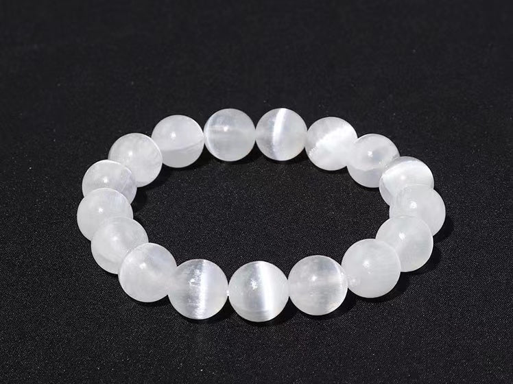 Selenite bracelet 8mm