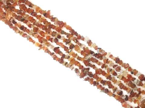 Carnelian 36 Inch Chips 5X8Mm