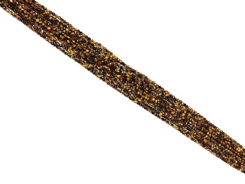 Tiger Eye Faceted Rounds 3Mm