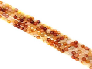 Carnelian Round Beads 6Mm