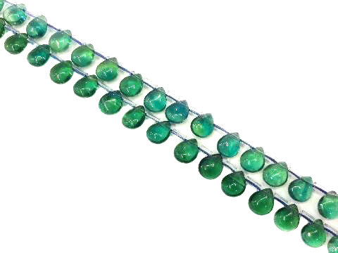 Blue Fluorite 8 Inch Teardrop 9X12Mm