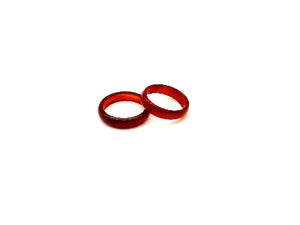 Color Agate Red Ring 5Mm