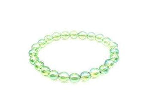 Glass Ab Green Bracelet 8Mm