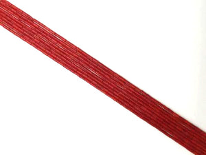 Bamboo Coral Red Tube 4X8Mm