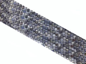 Matte  Iolite Round Beads 6Mm
