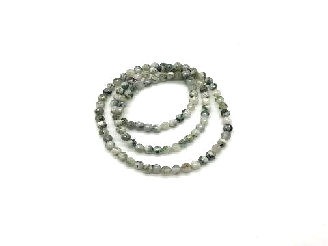 Tree Agate Round Beads 108 Pcs 6Mm