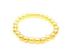 Glass Ab Yellow Bracelet 8Mm