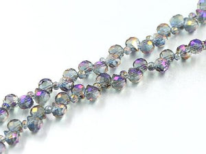 Thunder Polish Glass Crystal Ab Purple Faceted Teardrop 5X7Mm