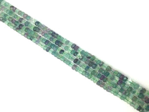 Fluorite Faceted Heishi 5X8Mm