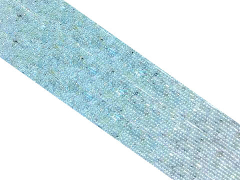 Blue Topaz Super Precision Cut Faceted Rounds 14 Inch 2Mm