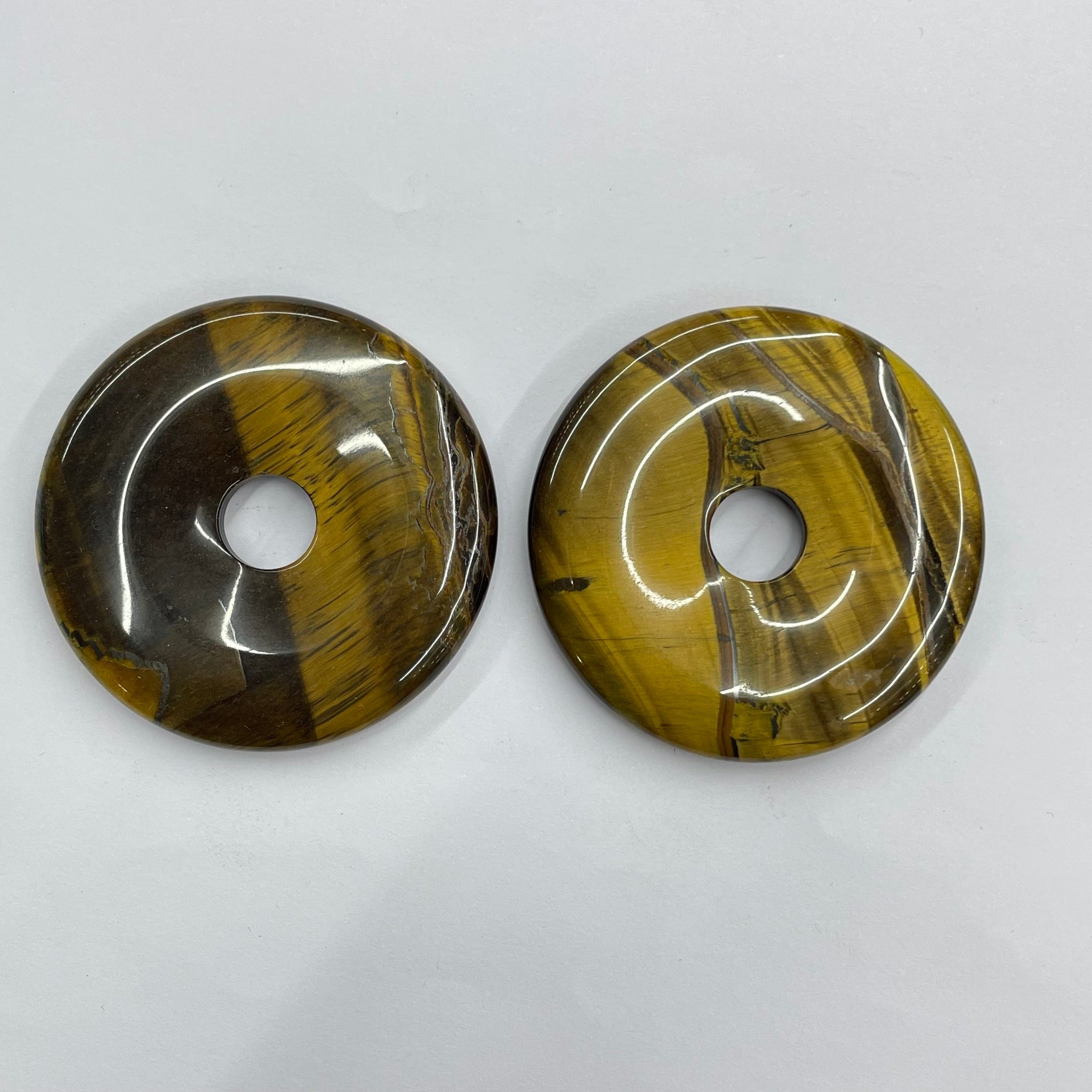 Tiger Eye Donut 40mm