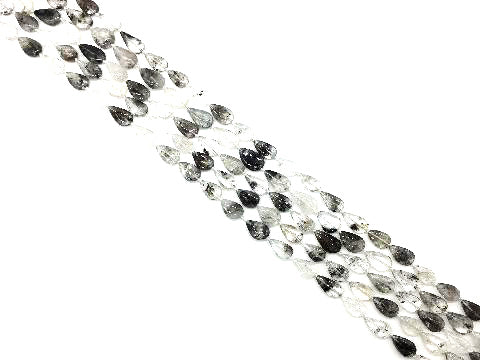 Black Lodalite Trardrop 15X21Mm