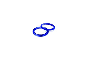 Color Agate Royalblue Ring 2.5Mm