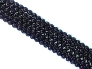 Black Tourmaline G2 Round Beads 3Mm