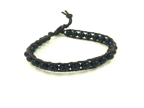 Black Onyx Bracelet 8mm American Bead Corp