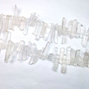 Coated Crystal Quartz White Stick 6X20-10X33Mm