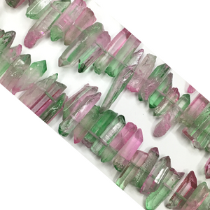 Colored Red Green Crystal Stick 15-25mm