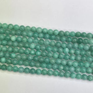 amazonite round beads A grade 6mm