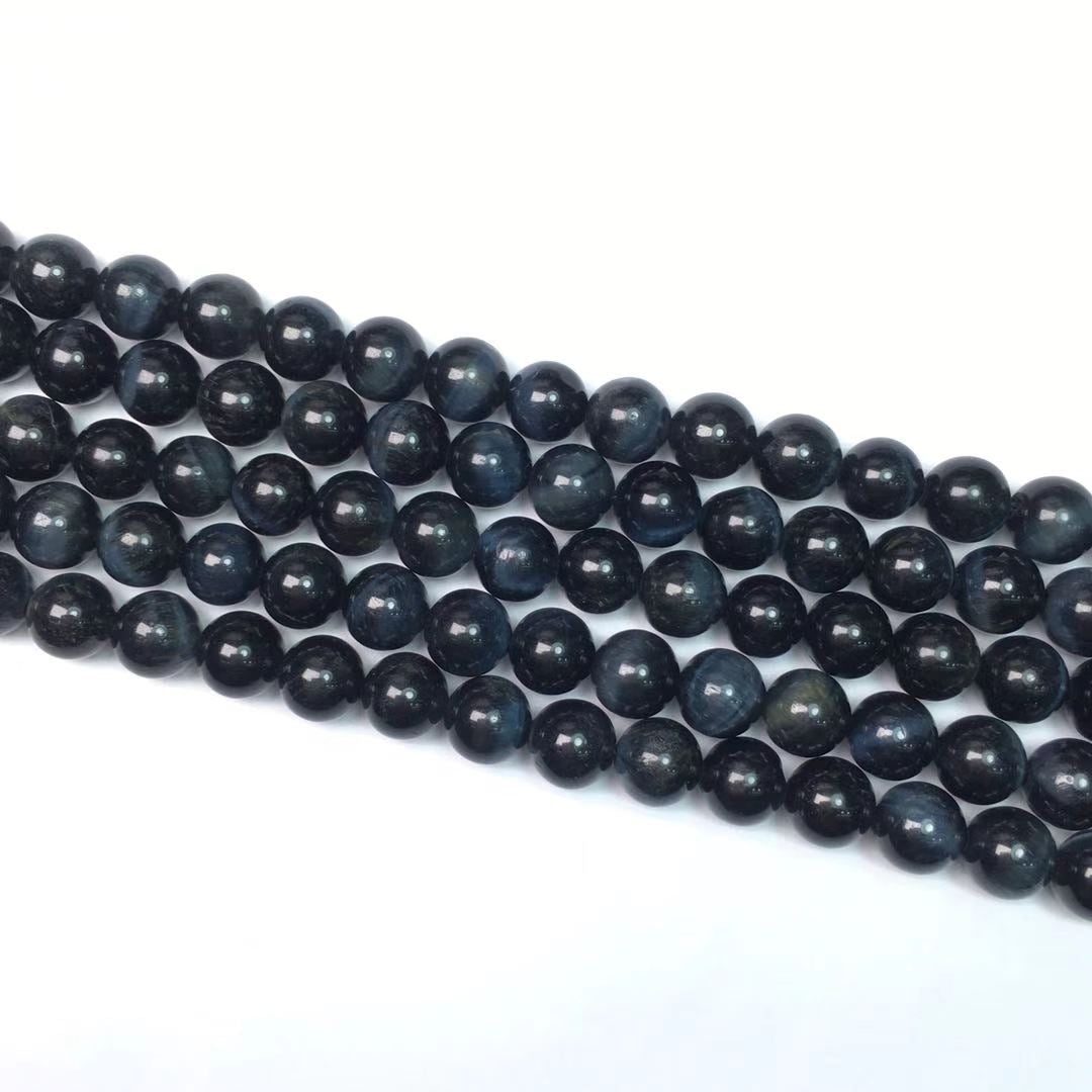 Blue Tiger Eye Round Beads 6mm
