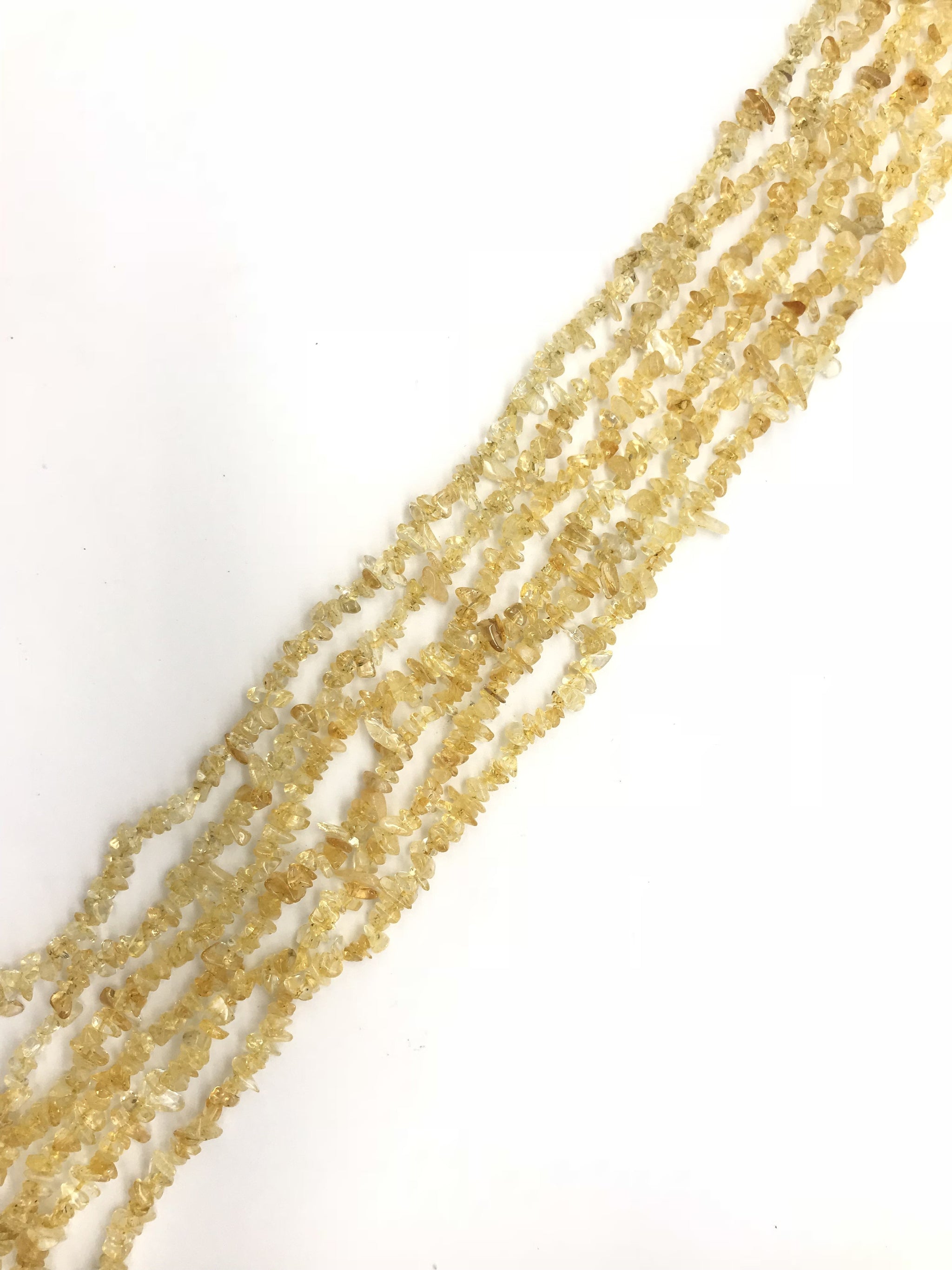 Citrine  36 Inch Chips 5X8Mm