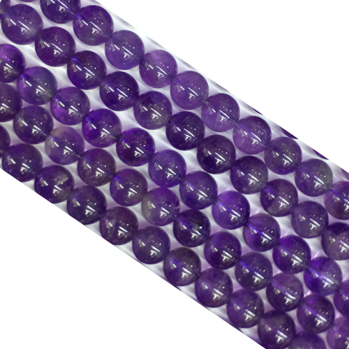 Amethyst G1 Round Beads 14Mm