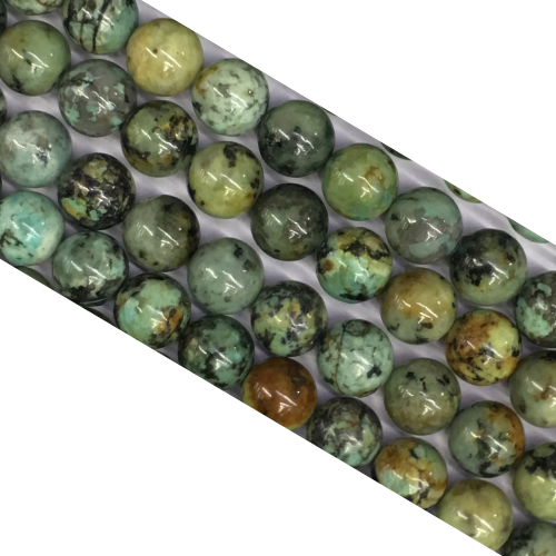 African Turquoise Round Beads 3Mm