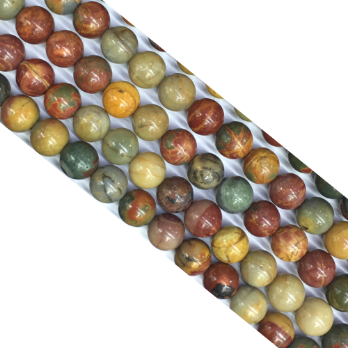 Red Creek Jasper Round Beads 6Mm