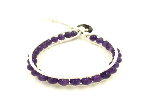 Amethyst Bracelet 6Mm