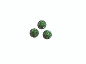 Shamballa Green Round Beads 10Mm