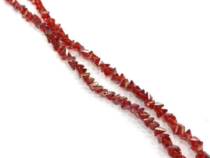 Glass Red Triangle 6Mm