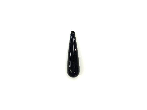 Black Onyx Teardrop Pendant 10X18Mm