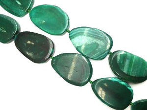 Color Agate Green Free Form 45X60Mm